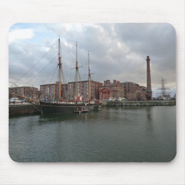 Liverpool's Albert Dock Mouse Pad (Front)