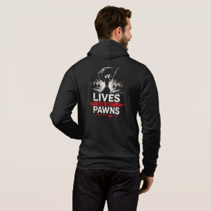 Lives Are Not Pawns – Anti-War Human Rights Design Hoodie