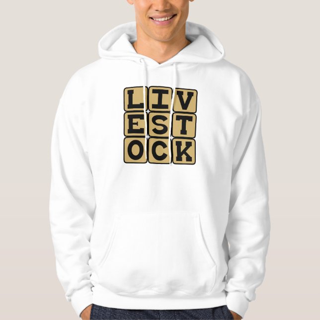 Livestock, Cattle Hoodie (Front)