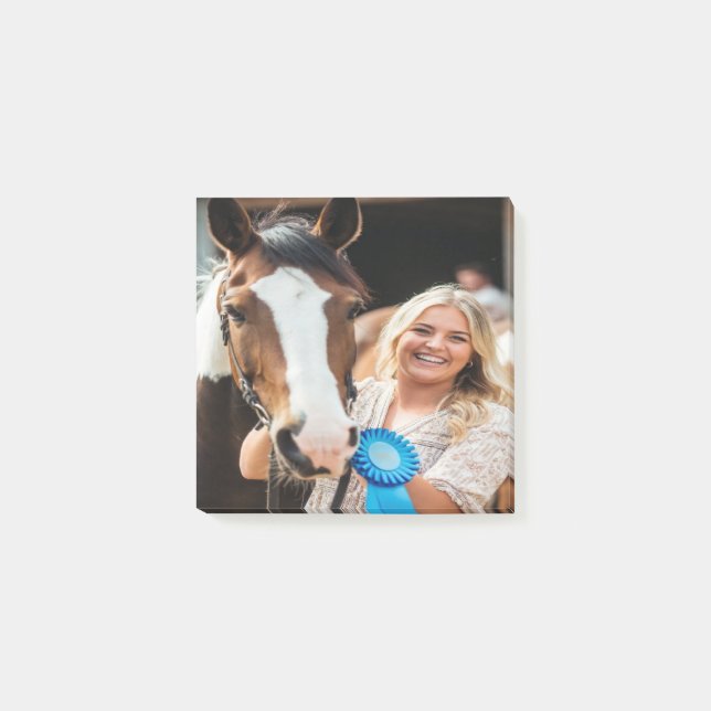 Livestock Show Horse Photo Customize Post-it Notes (Front)