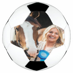 Livestock Show Horse Photo Customize Soccer Ball