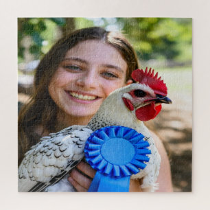 Livestock Show Poultry Photo Customize Jigsaw Puzzle