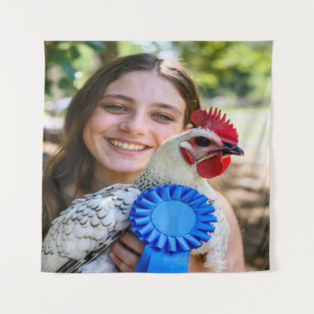Livestock Show Poultry Photo Customize Tapestry (Front)