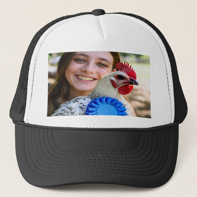 Livestock Show Poultry Photo Customize Trucker Hat (Front)