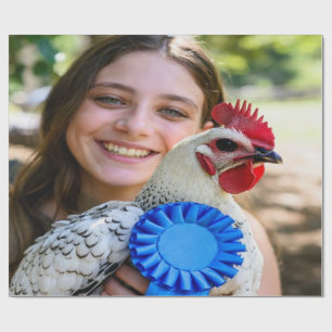 Livestock Show Poultry Photo Customize Wrapping Paper