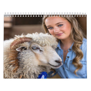 Livestock Show Sheep Photo Customize Calendar
