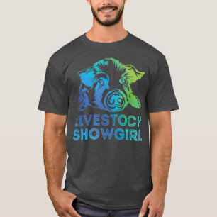 Livestock Showgirl Showing Pigs At The Fair T-Shirt