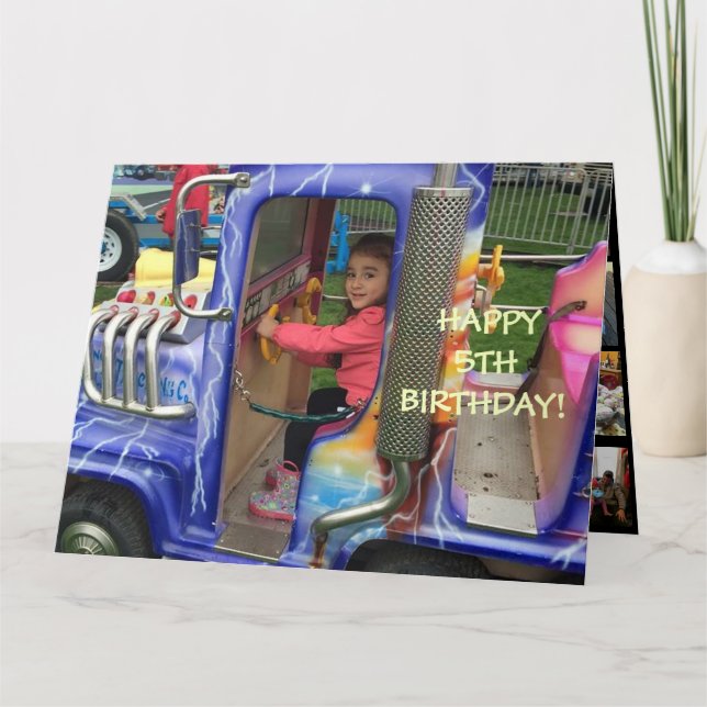 Livia's 5th Birthday Card (Front)