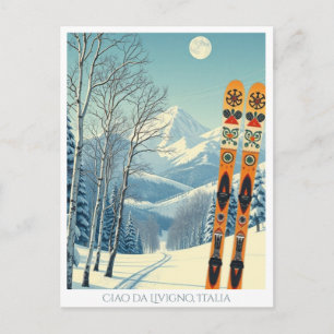 Livigno Lombardia Italy postcard