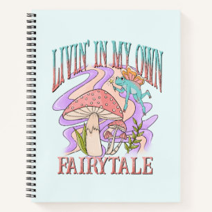 Livin’ In My Own Fairytale – Frog & Mushroom Notebook