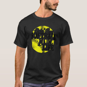 Livin' That Softball Mum Life Mama Mother Women T-Shirt