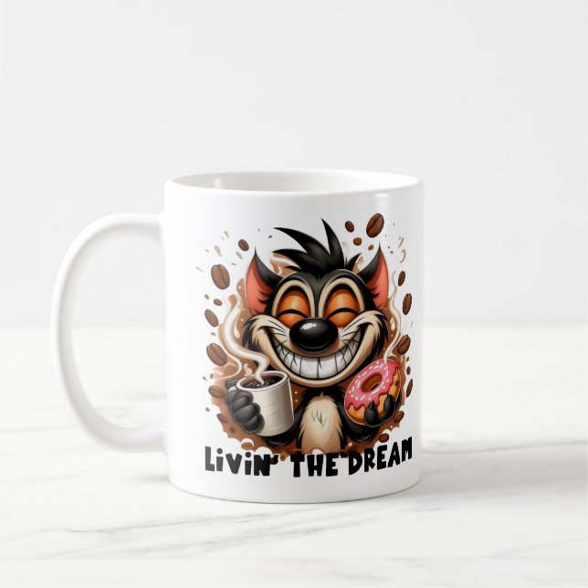 Livin the Dream Coffee Mug (Left)