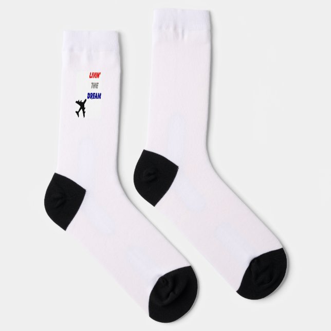 Livin' the Dream socks (Right)