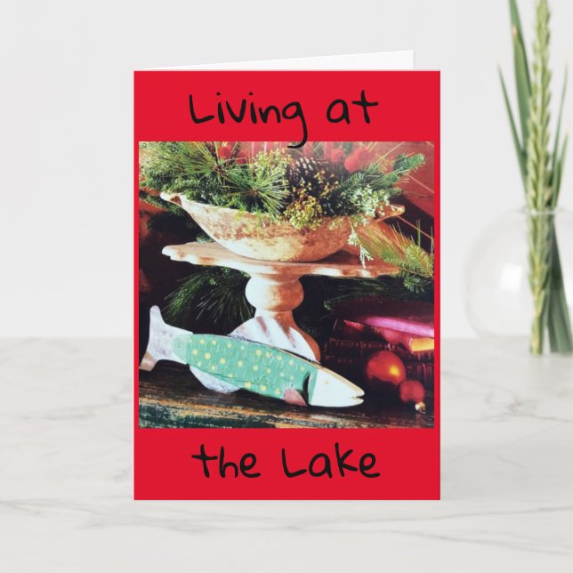 **LIVING AT THE LAKE** CHRISTMAS IS SPECIAL CARD (Front)
