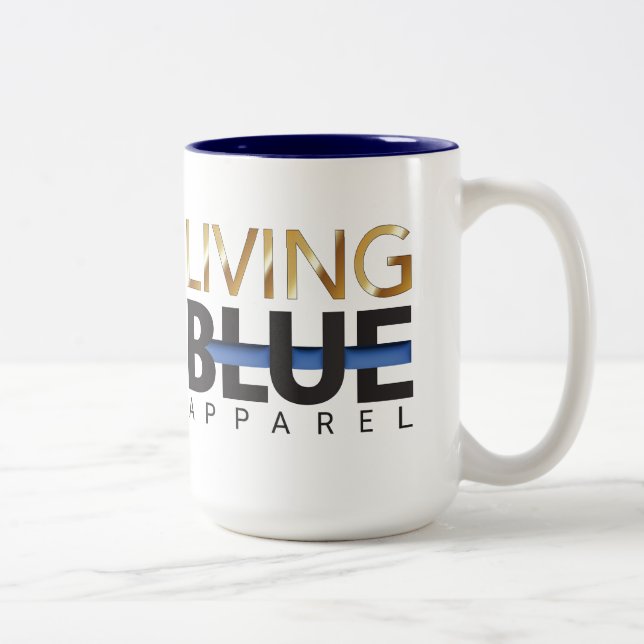 Living Blue Apparel Mug (Right)