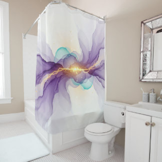 Living Blueprint Shower Curtain