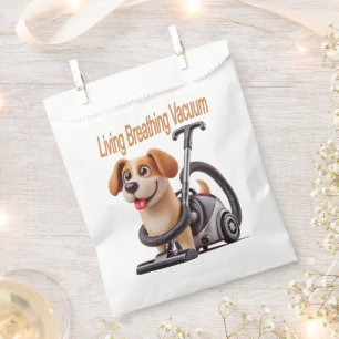 Living Breathing Vacuum Dog Favour Bags