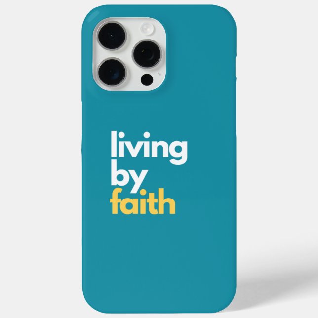 Living by faith | Iphone case (Back)