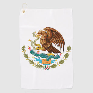 Living Colour Mexican Eagle Golf Towel