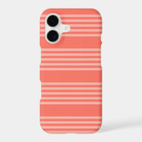 Living coral five stripes pattern