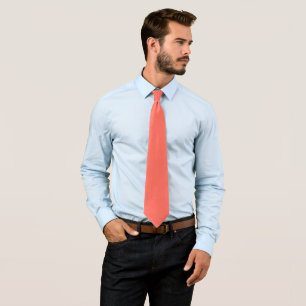 Living Coral Neck Tie