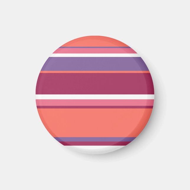 Living coral, red and violet magnet (Front)