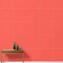 Living Coral Solid Colour
