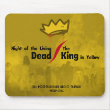 Living Dead/King in Yellow mousepad with crown