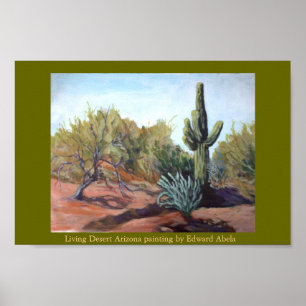 LIVING DESERT, ARIZONA POSTER