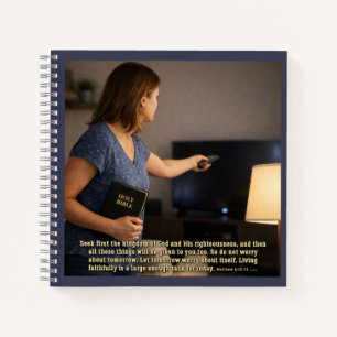 Living faithfully is enough notebook