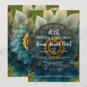 Living Field Floral Mandala Invitation