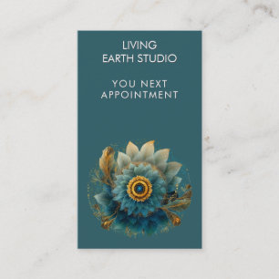 Living Field Mandala Appointment Card