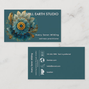 Living Field   Mandala Business Card