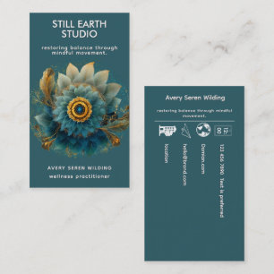 Living Field   Mandala Business Card