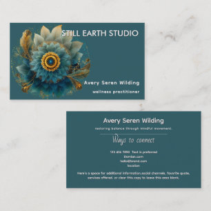 Living Field   Mandala Business Card
