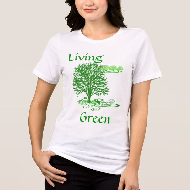 Living Green Tri-Blend Shirt (Front)