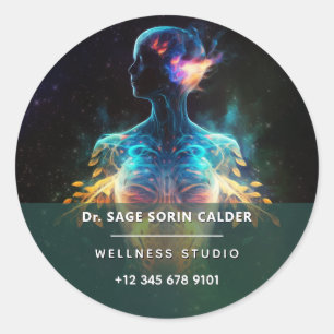 Living Hope   Spiritual Energy Classic Round Sticker
