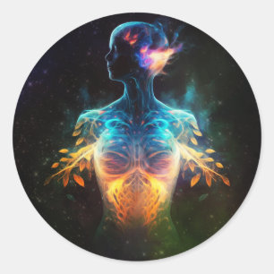 Living Hope Spiritual Energy Classic Round Sticker