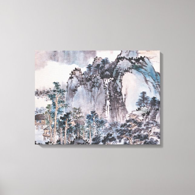 Living in the Mountains Canvas Print (Front)