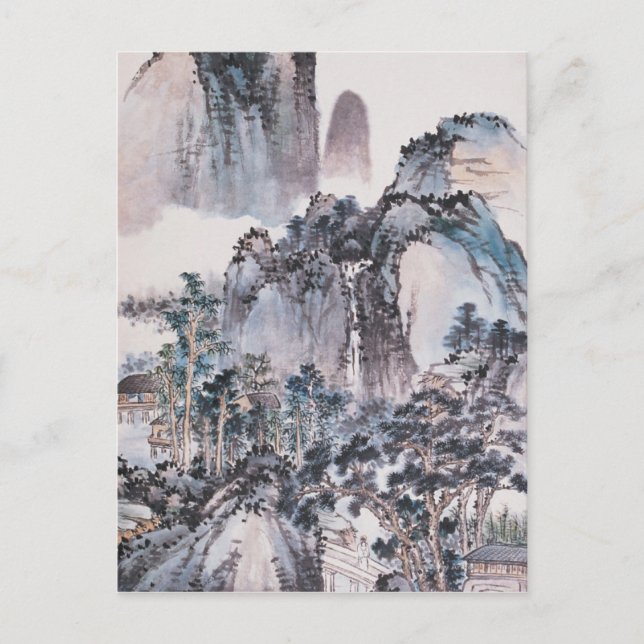 Living in the Mountains Postcard (Front)