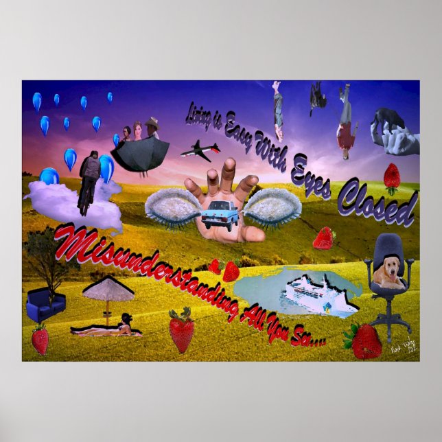 Living Is Easy With Eyes Closed... Poster (Front)