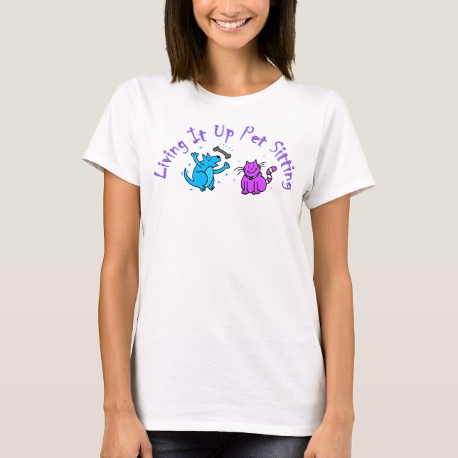 Living It Up Logo T-Shirt (Front)