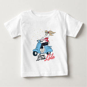 Living La Vida Lola Scooter Graphic Baby T-Shirt