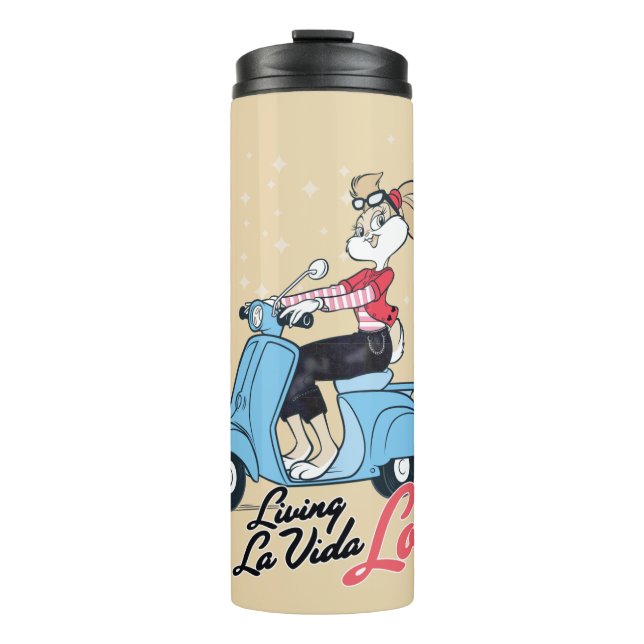 Living La Vida Lola Scooter Graphic Thermal Tumbler (Front)