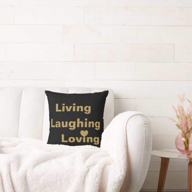Living, Laughing, Loving Cushion (Couch)