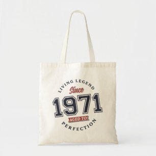 Living Legend 1971 Aged to perfection  Tote Bag