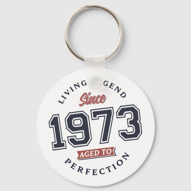 Living Legend 1973 Aged to perfection Key Ring (Front)