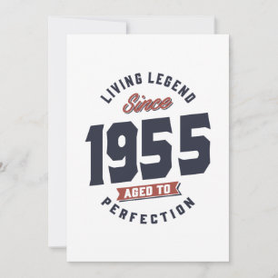 Living Legend Since 1955 Birthday Gift Thank You Card