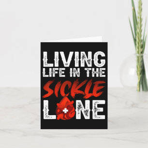 Living Life In The Sickle Lane Disease Anaemia Scd Card