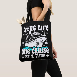 Living Life One Cruise At A Time Family Cruising Tote Bag